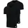 V-Neck Shirt schwarz M