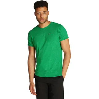 Tommy Jeans Herren T-Shirt Kurzarm Rundhalsausschnitt, Grün (Green Malachite), 6XL