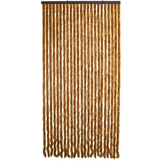 VERDELOOK Sonnenvorhang Chenille 100x220 cm, bronze, Fäden: 23