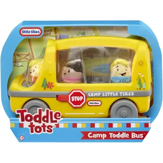 Little Tikes Toddle Tots Camp Bus - Toddle Spielset, Enthält Bus + 3 Figuren für Rollenspiele, für Kleinkinder und Jungen und Mädchen im Alter von 1-5 Jahren