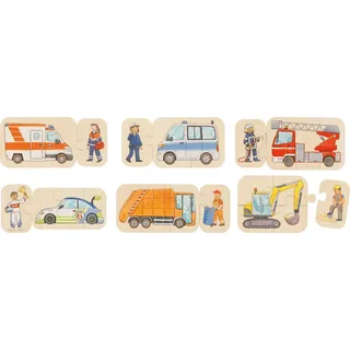 GoKi 57373 - Puzzle Fahrzeuge