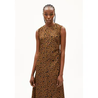 EMALANAA LEOPAA KLEID |  aus 100% TENCELTM Lyocell - braun (L)