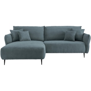 Livetastic Ecksofa , Petrol , Textil , Füllung: Schaumstoff,Schaumstoff,Schaumstoff , seitenverkehrt montierbar, L-Form , 264-302x178 cm , Made in Eu , Rücken echt, Armteil links, Armteil rechts , Wohnzimmer, Sofas & Couches, Wohnlandschaften, Ecksofas