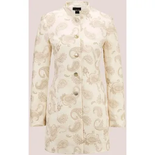 MADELEINE Longblazer »Gehrock Leinen-Gehrdock mit Unikat-Stickerei«, grün