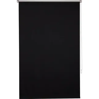 Verdunkelungsrollo - Thermo - Ohne Bohren - Kettenzug - Silberbeschichtete Rückseite - 152 x 183 cm - Dunkelgrau