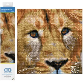 Diamond Dotz Diamond Painting Löwe 30,5 x 30,5 cm