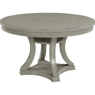 Esstisch Küchentisch Gründerzeit Tisch Rundtsche Runder Tisch Design Luxus Möbel - Grau