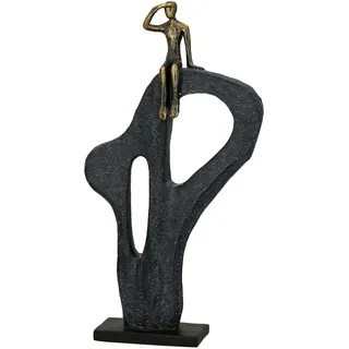 Casablanca by Gilde "Skulptur Blick in die Ferne bronzefarben H. 47 cm", bronzefarben