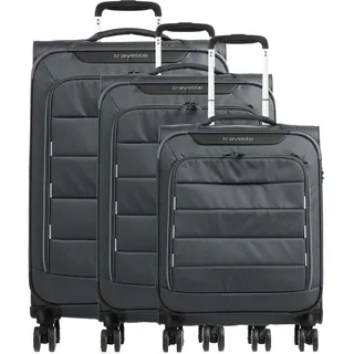 Travelite SKAII Koffer-Set 4-tlg. grau