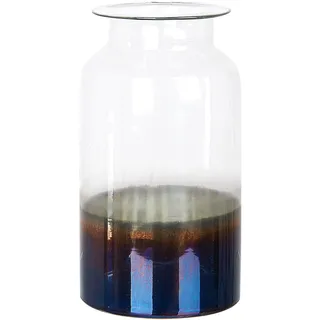 Beliani Blumenvase Glas 27 cm bunt