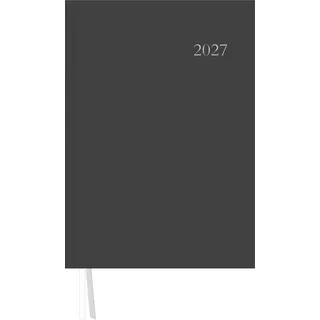 Zettler Terminbuch A4 1T/1S anthrazit 2027 Bürokalender groß DIN A4 hoch