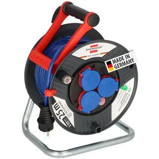 Brennenstuhl Garant Kabeltrommel, Schuko auf 3x Schuko, 25m, AT-N05V3V3-F 3G1,5 (1219850)