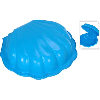 PROGARDEN Sandmuschel mit Abdeckhaube Blau