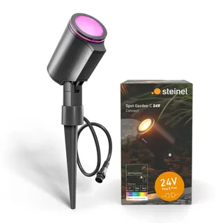 Steinel Außenstrahler Aluminium 7,8 W inkl. Erdspieß IP65 weiß