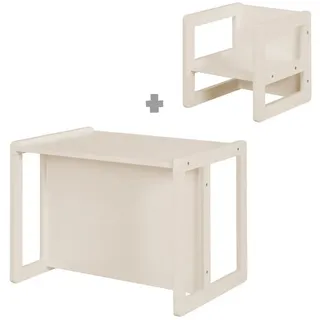 roba Kindersitzgruppe 3in1 Holz beige