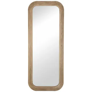 Signature Spiegel Eiche 80/200/3,5 cm , Braun , Holz , 3.5x200x90 cm , Spiegel, Wandspiegel