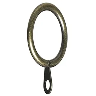 Bulk Hardware bh05376 Gardinen Stange Ring Feste Eye Messing antik Innere Dimension 42 mm, Set 24 Stück
