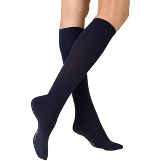KUNERT Damen Kniestrümpfe Soft Wool Cotton weich
