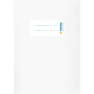 Herma Heftumschlag mit Baststruktur weiß Kunststoff DIN A5