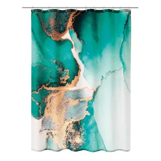 Kleine Wolke Duschvorhang "Teal" Breite 180 cm, petrol