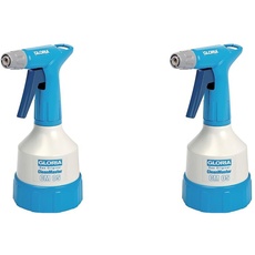 Gloria Handsprüher CleanMaster cm 05 | 0,5 L Sprühflasche für Reinigungsmittel | Für Säuren u. Laugen mit pH 2 bis 12 | Doppelhubpumpe (Packung mit 2)