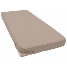 Bild Spannbettlaken »Elastan-Feinjersey Spannbetttuch für hohe Matratzen«, Geeignet für Boxspring- und Wasserbetten, grau