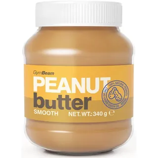 GymBeam Peanut Butter Smooth 100-prozentige Nusscreme 340 g