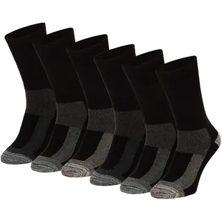 Basicsocken APOLLO "Uni Socks", Herren, Gr. 43-45, schwarz, Obermaterial: 60% Baumwolle, 38% Polyester, 2% Elasthan, unifarben, Socken Basicsocken, Funktionelle Thermosocken