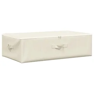 vidaXL Aufbewahrungsbox Stoff 70x40x18 cm Creme - Creme