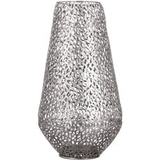 Bild Casablanca - Boden-Windlicht - Purley - Metall - antik-Silber - Tischdeko - Höhe 46 - Ø 25 cm