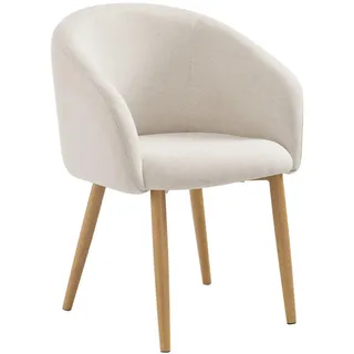 SalesFever Armlehnstuhl Strukturstoff 2er Set |