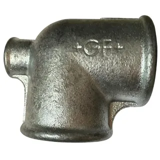 +GF+ tee 90° galvanized reduced 2 1/2-2 1/2-1''
