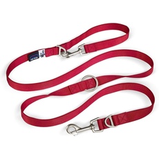 Bild von Adjustable Leash Nylon Red M