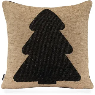 H.O.C.K. X-Mas Tree Dekokissen 40 x 40 cm Schwarz