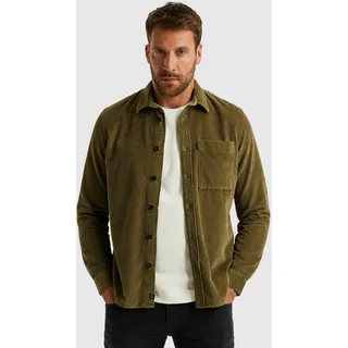 PME LEGEND Langarmhemd, aus softem Cord, mit Knopfleiste