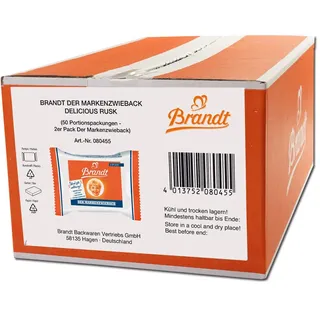 Brandt Markenzwieback Gebäck 50x 2 St.