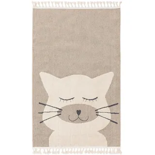 Lytte Kinderteppich Momo Beige 160x230 cm , Textil , Rechteckig , 160x230 cm , Oeko-Tex® Standard 100 , wasserabweisend , Teppiche und Böden, Teppiche, Kinderteppiche