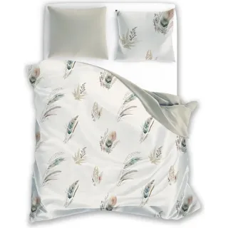 Bettwäsche, Baumwollbettwäsche, Boho-Stil, beige Natural Boho 140x200cm 008 Getreide - Beige