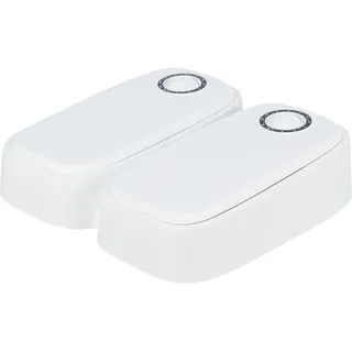 TRIXIE programmierbarer Futterspender/Smartfeeder "Futterautomat TX2, 2 × 0,3 l/27 × 7 × 24 cm, schwarz/weiß" für Hunde und Katzen - 24372