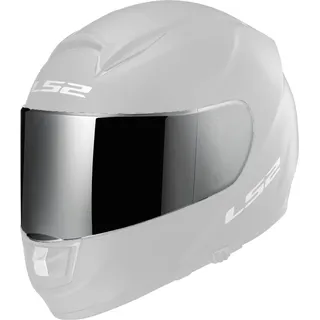 LS2 FF313 Visier Einheitsgröße Iridium Silver