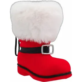Nikolausstiefel rot 10x6x11cm Weihnachten Deko / Geschenkverpackung - Rot
