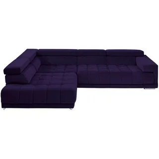 Beldomo Speed Ecksofa , Violett , Textil , Ottomane links, nicht einzeln stellbar, L-Form , 326x222 cm , Typenauswahl, Stoffauswahl, seitenverkehrt erhältlich, Hocker erhältlich , Wohnzimmer, Sofas & Couches, Wohnlandschaften, Ecksofas