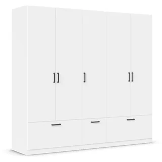 Rauch Drehtürenschrank Bari 225 x 210 x 54 cm Weiß
