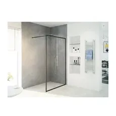 baliv Duschabtrennung Walk-In DUK-120.81 120 cm x 195 cm Schwarz