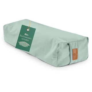 #DoYourYoga Yogabolster »Paravati« 67cm x 13cm | Gefüllt mit Bio-Dinkelspelz (KBA) oder Bio-Buchweizenschalen (KBA) | Yogakissen mit waschbarem Bezug | Sitzkissen & Zafukissen für Yin Yoga