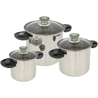 Bo-Camp - Topfset - Elegance Compact 3-3-Teilig - Edelstahl