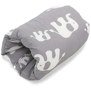 HOBEA-Germany Ministillkissen Arm-Stillkissen kleines Stillkissen für unterwegs Stillmuff Reisestillkissen in verschiedenen Designs (Elefantenfamilie)