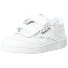 Reebok Unisex Baby Club C 2V 2.0 Sneaker, FTWWHT/FTWWHT/PUGRY5, 23 EU