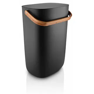 Eva Solo Abfallsortierbehälter Reflect, Mülleimer, Kunststoff, Bambus, Black, 33 L, 537779 - Schwarz