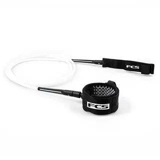 FCS 6 Comp Essential Leash-Black/White